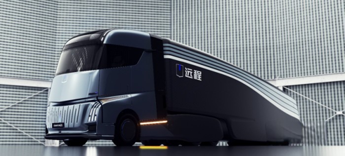 远程汽车全新一代新能源智能豪华重卡——远程星瀚H