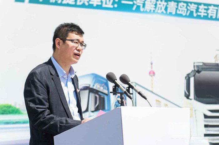中国公路主干线物流运营实测项目启动 解放鹰途发车!