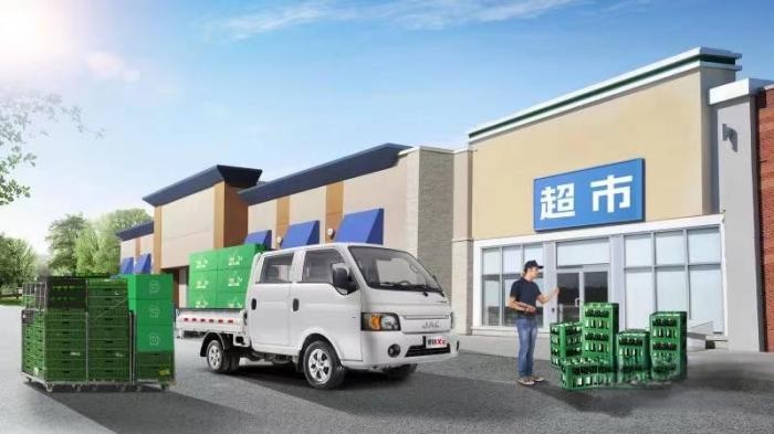 啤酒热销,超市老板开江淮1卡恺达化身“外卖员”!