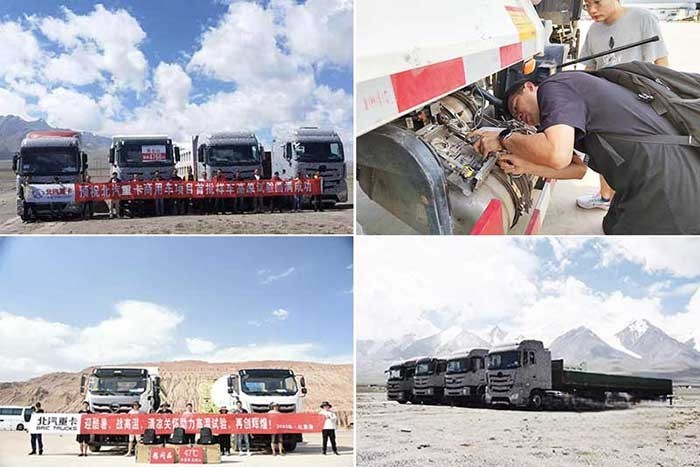 打造让用户放心的重卡,吴越俊零下46度亲临极寒测试现场慰问督战